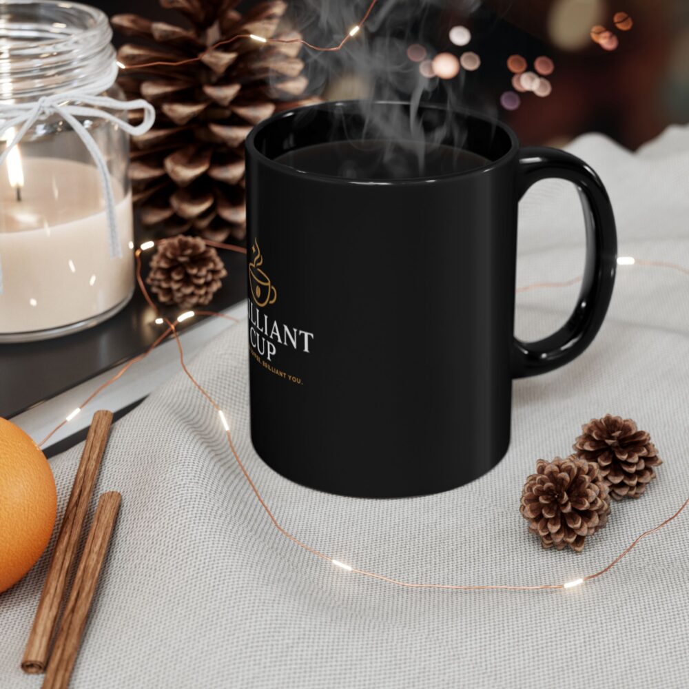 Brilliant Cup Black Coffee Mug — 11oz & 15oz Ceramic